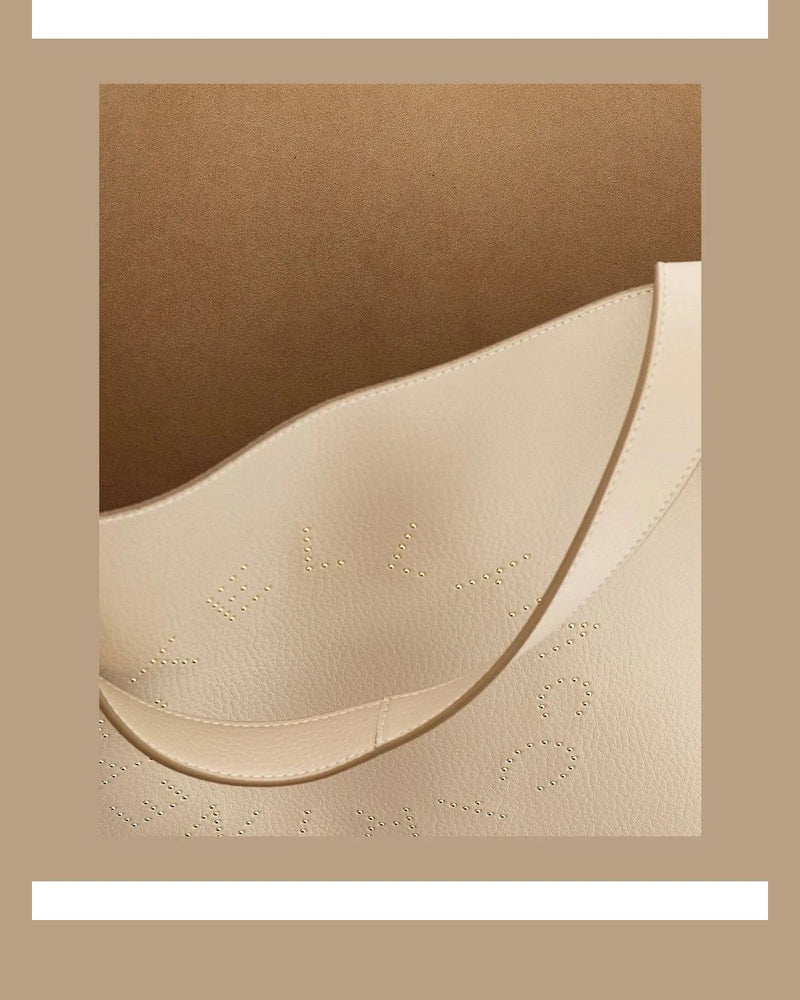 Stella McCartney Tote Bag in beige, Polyamide — view 4