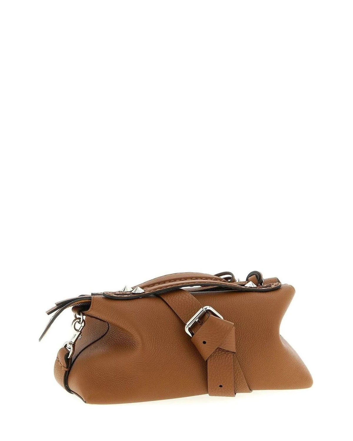 Fendi Satchel Bag in brown, Calfskin Leather — view 2