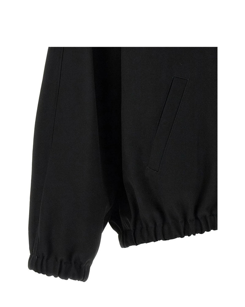 Courrèges Bomber Jacket in black, Cotton — view 4