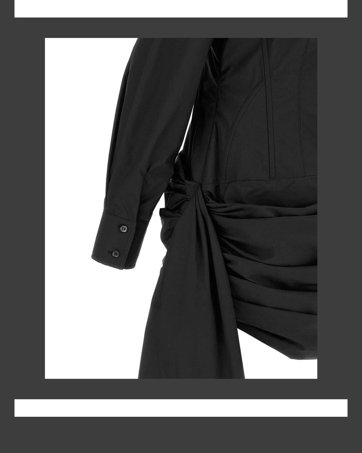 Giuseppe Di Morabito Dresse in black, Cotton — view 4