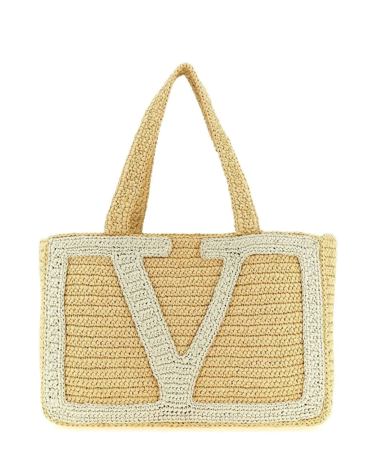 Valentino Garavani Beach Bag in white, Viscose