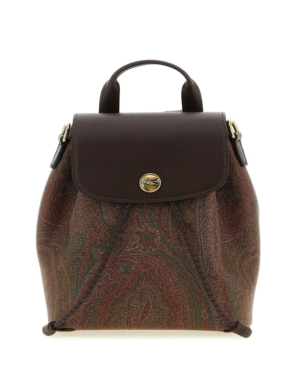 Etro Backpack Handbag in multicolor, Cotton