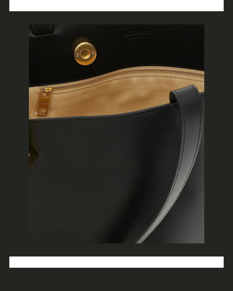 Jacquemus Bucket Bag in black, Cow Leather — view 4