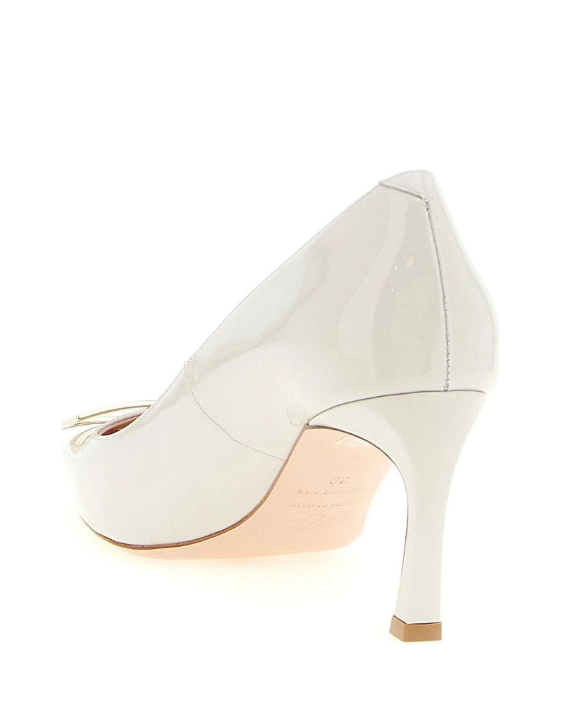 Roger Vivier Heels in gray, Calfskin Leather — view 3