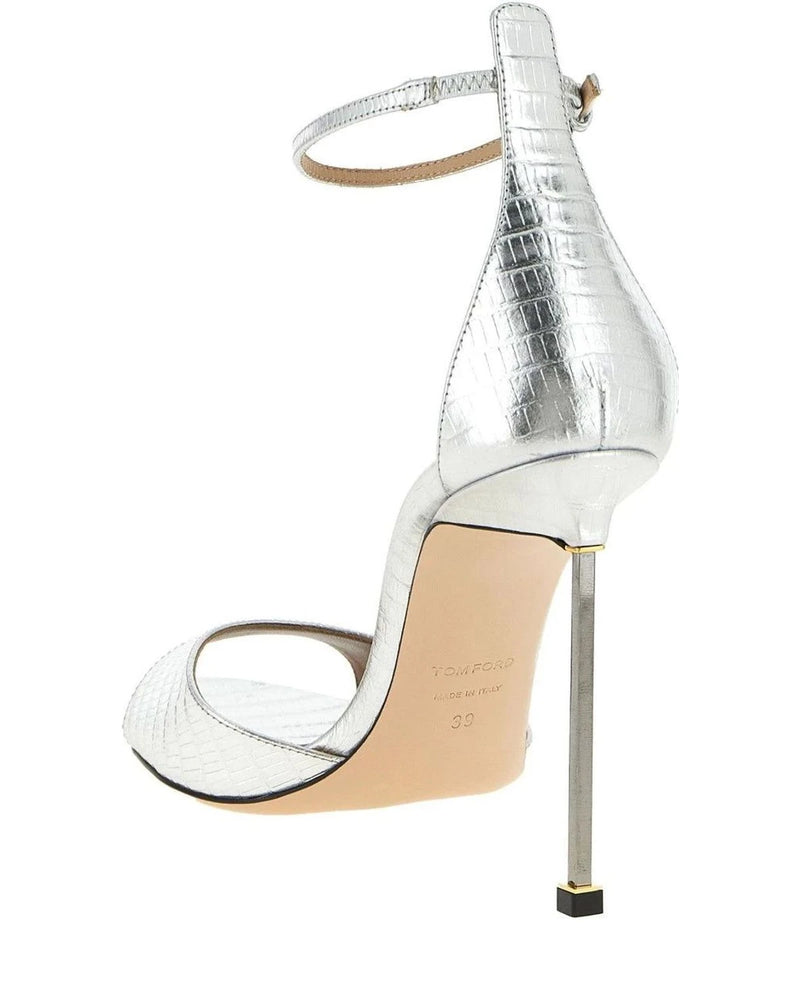 Tom Ford Heels in silver — view 3