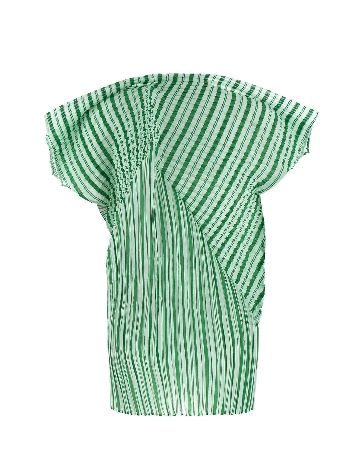 Issey Miyake Blouse in green, Polyester — view 2