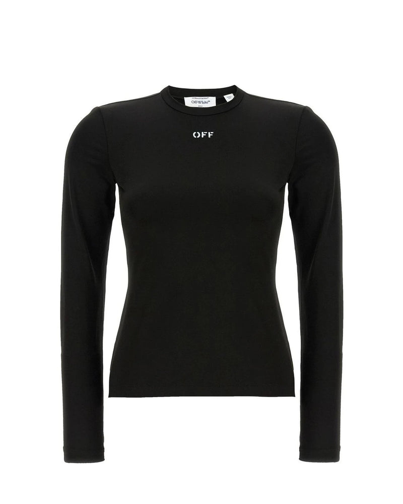 Off-White Sweater in black, Acetate