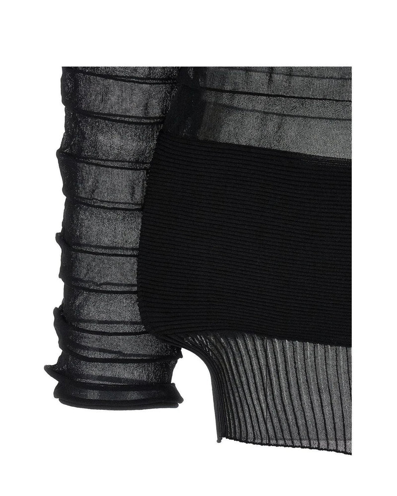 Issey Miyake Sweater in black, Polyester — view 4