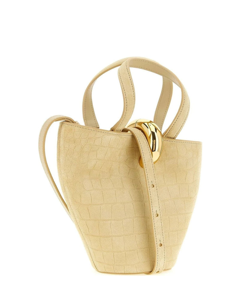 Jacquemus Bucket Bag in beige, Calfskin Leather — view 2