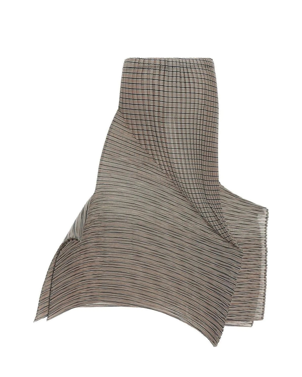 Issey Miyake Skirt in brown, Polyester — view 2