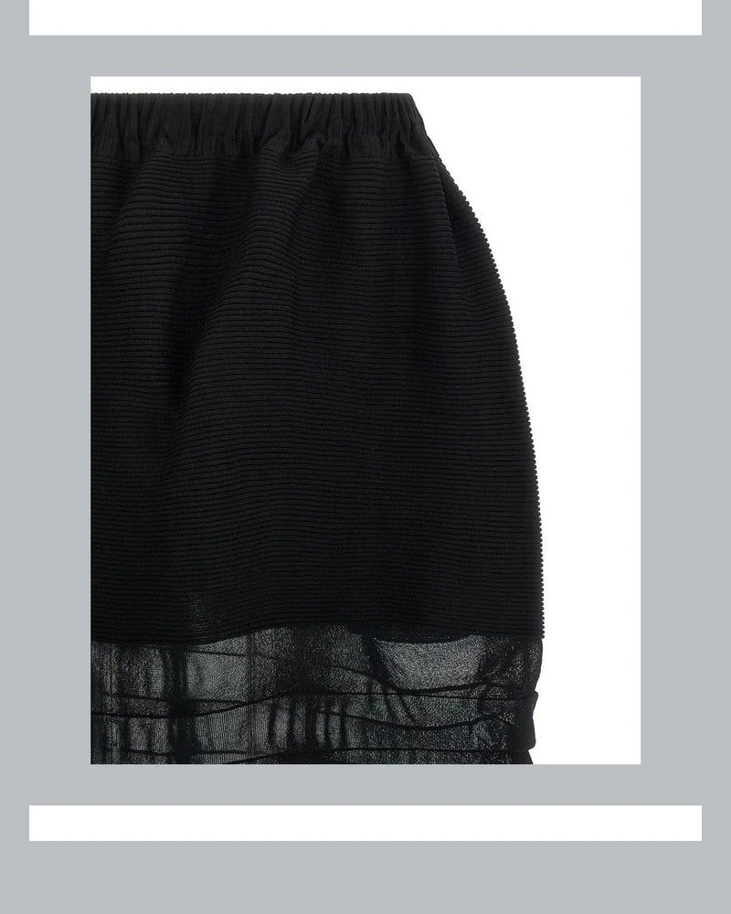 Issey Miyake Skirt in black, Polyester — view 3