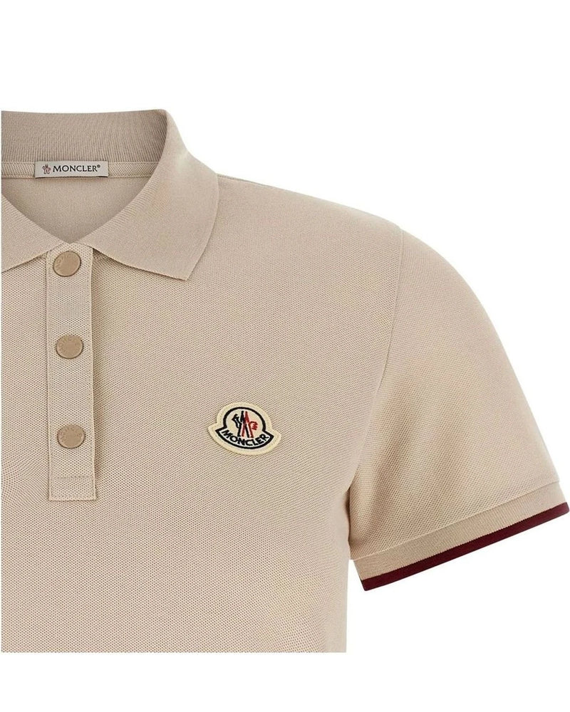 Moncler Polo in beige — view 3