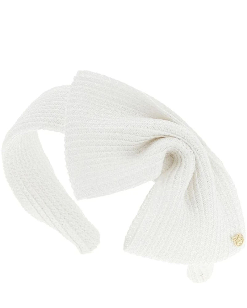 Maison Michel Headband in white — view 2