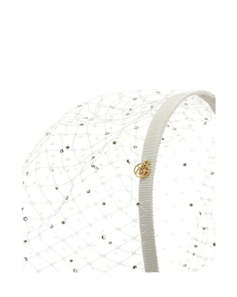 Maison Michel Headband in white — view 3