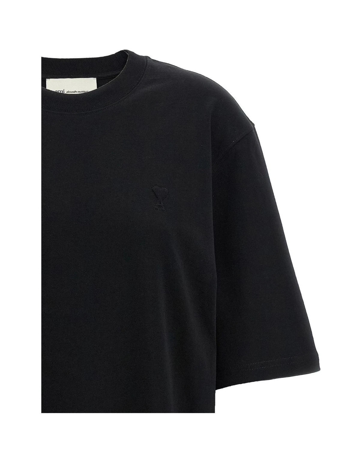 Ami Paris T-Shirt in black, Cotton — view 3