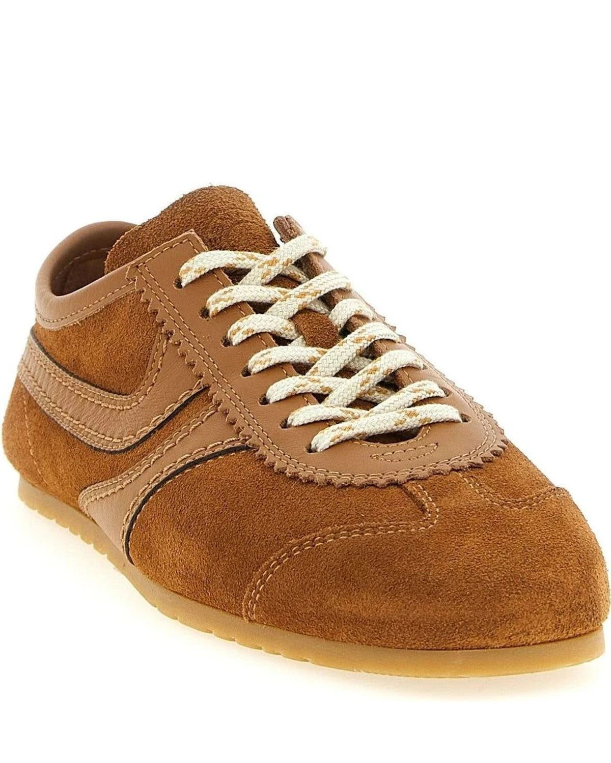 Dries Van Noten Sneakers in brown, Calfskin Leather — view 2