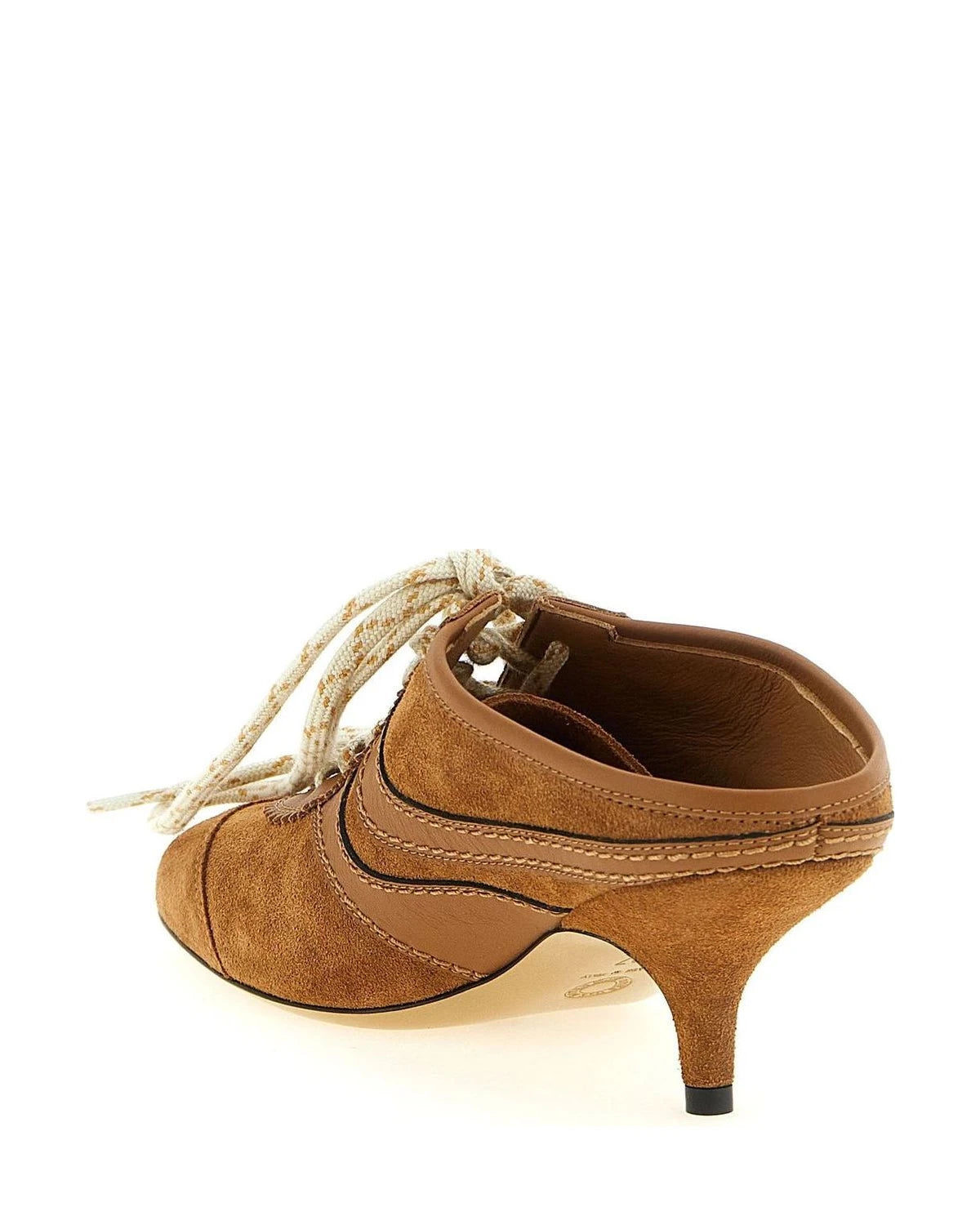 Dries Van Noten Heels in brown, Calfskin Leather — view 3