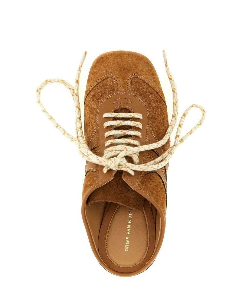 Dries Van Noten Heels in brown, Calfskin Leather — view 4