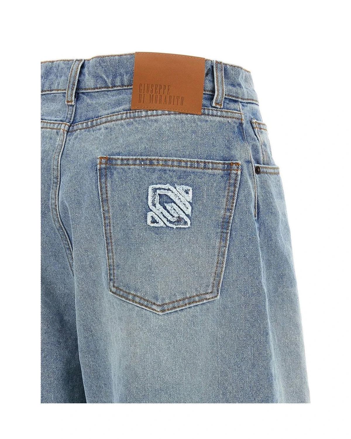 Giuseppe Di Morabito Denim Short in multicolor, Cotton — view 5
