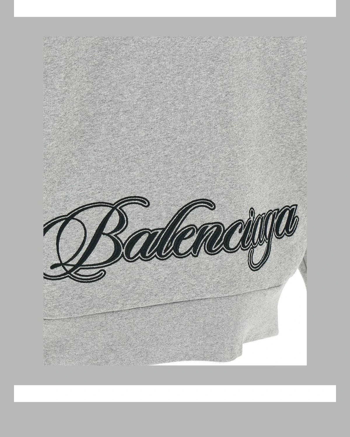 Balenciaga Hoodie in gray, Cotton — view 5