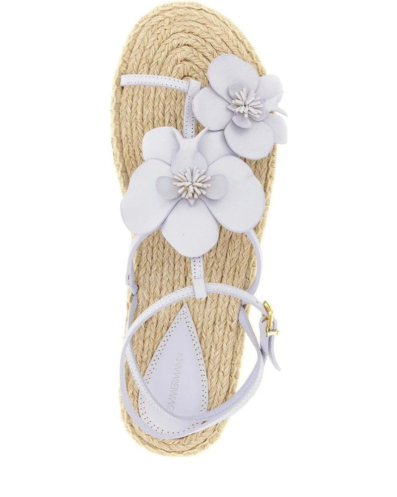 Zimmermann Sandals in purple — view 5