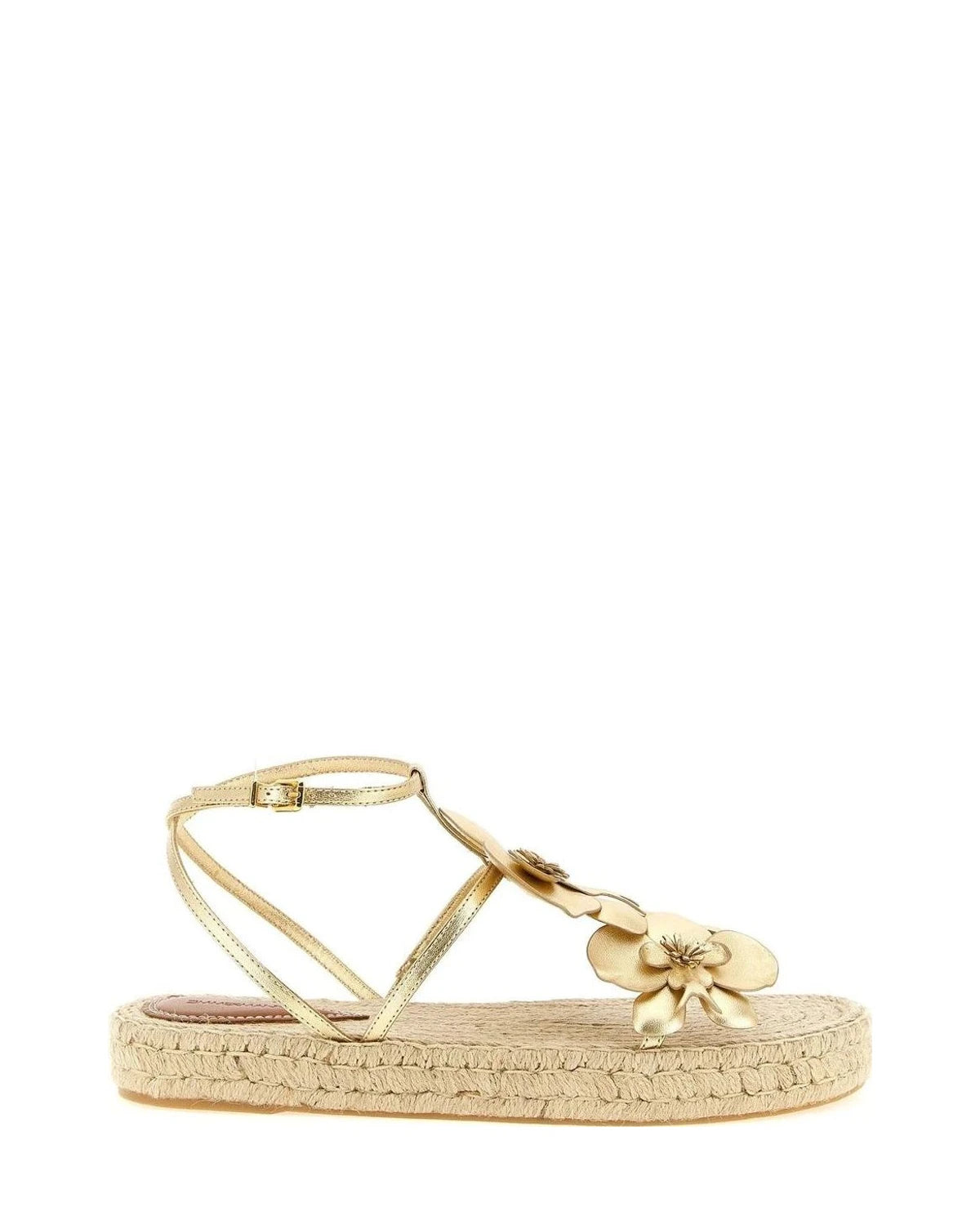 Zimmermann Sandals in gold, Leather