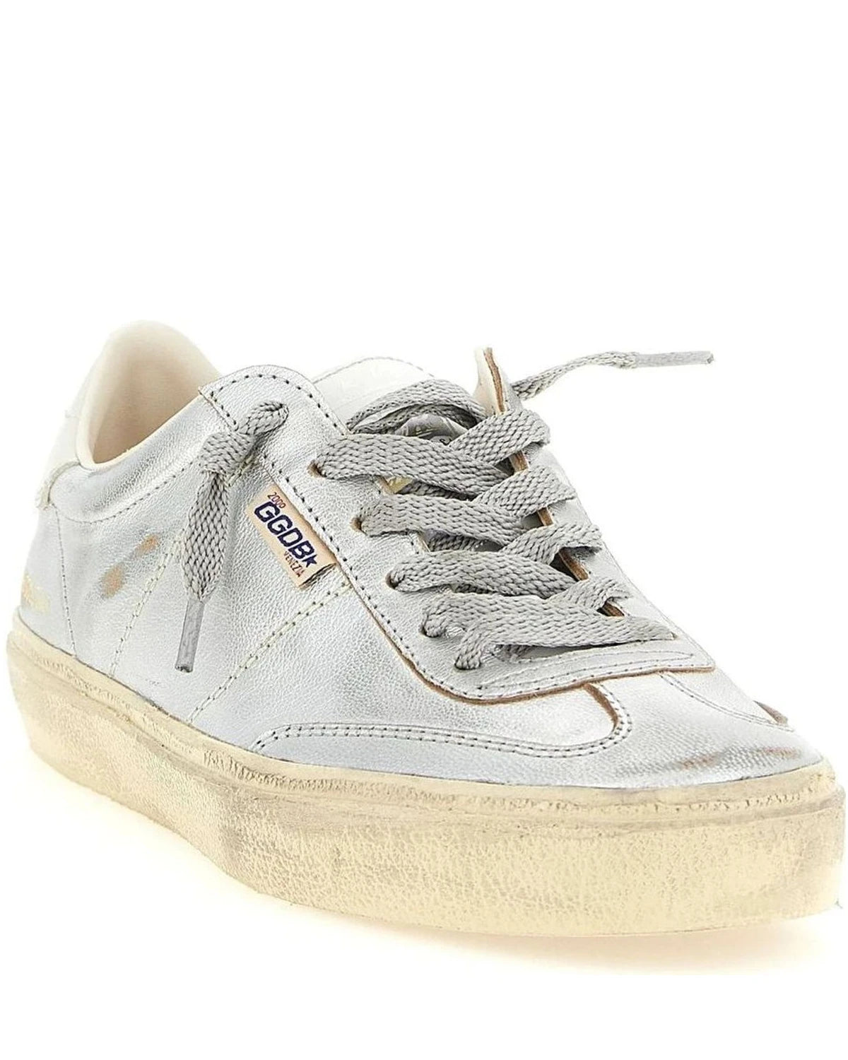 Golden Goose Sneakers in silver, Cow Leather — view 2