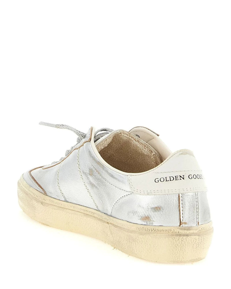 Golden Goose Sneakers in silver, Cow Leather — view 3