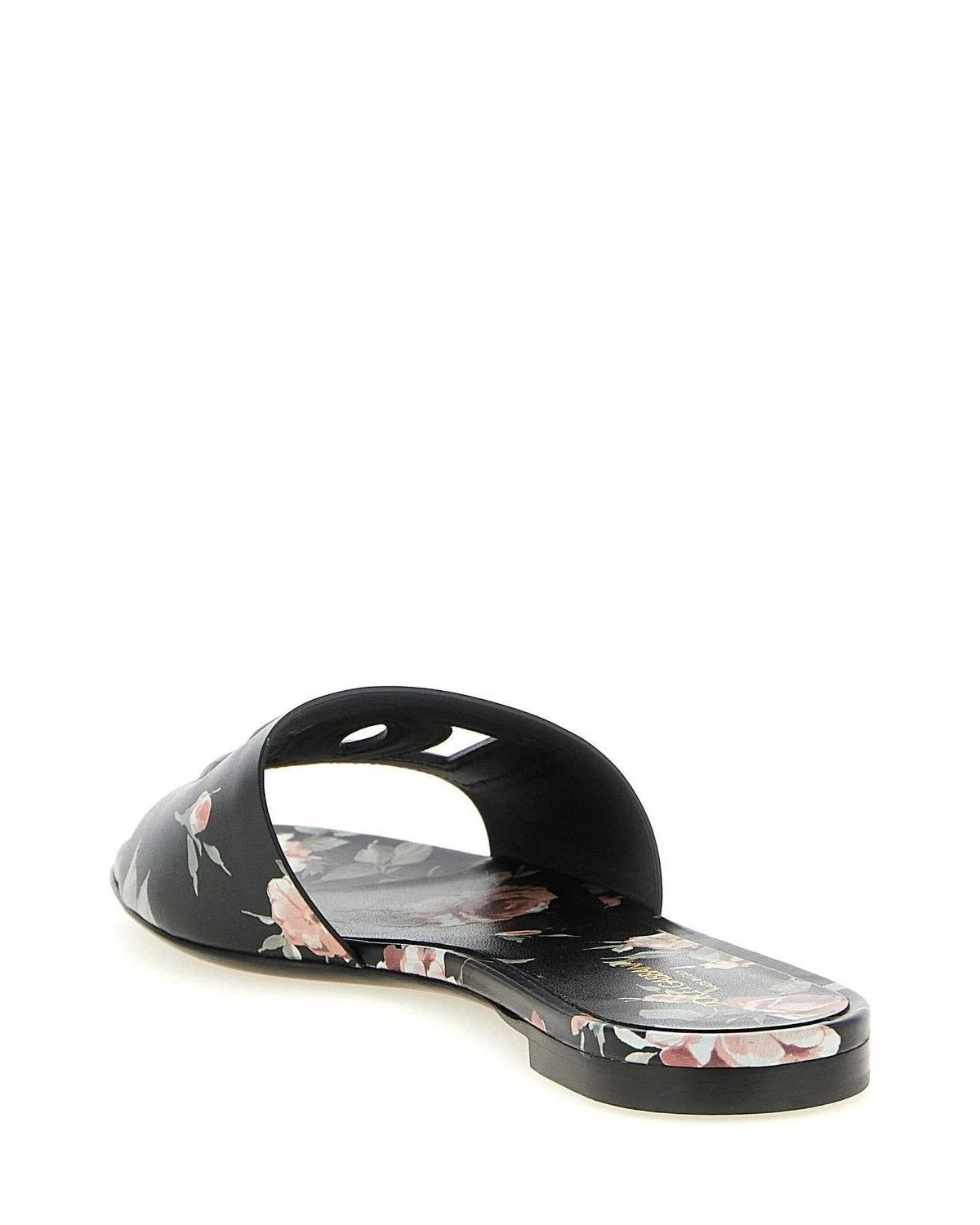 Dolce & Gabbana Sandals in black, Calfskin Leather — view 3