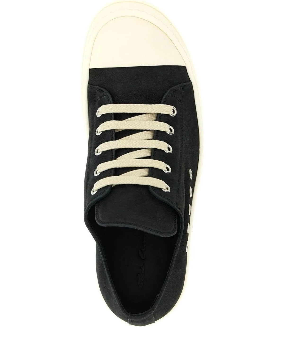 Rick Owens Sneakers in black, Calfskin Leather — view 4