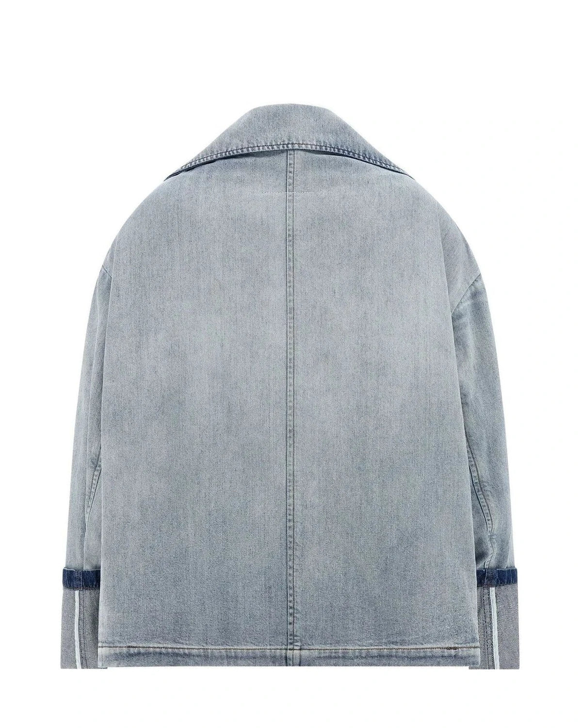 MM6 Maison Margiela Trucker Jacket in blue, Cotton — view 2