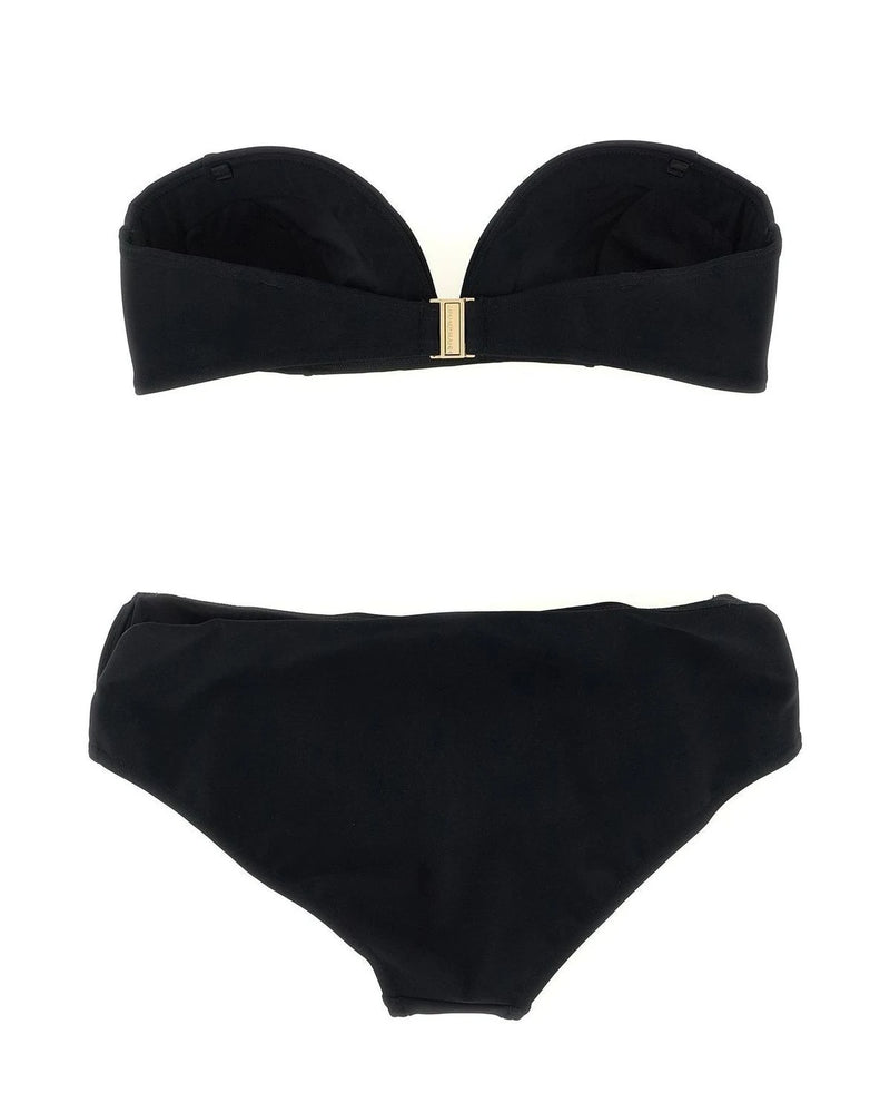 Zimmermann Classic Bikini in black, Polyamide — view 2