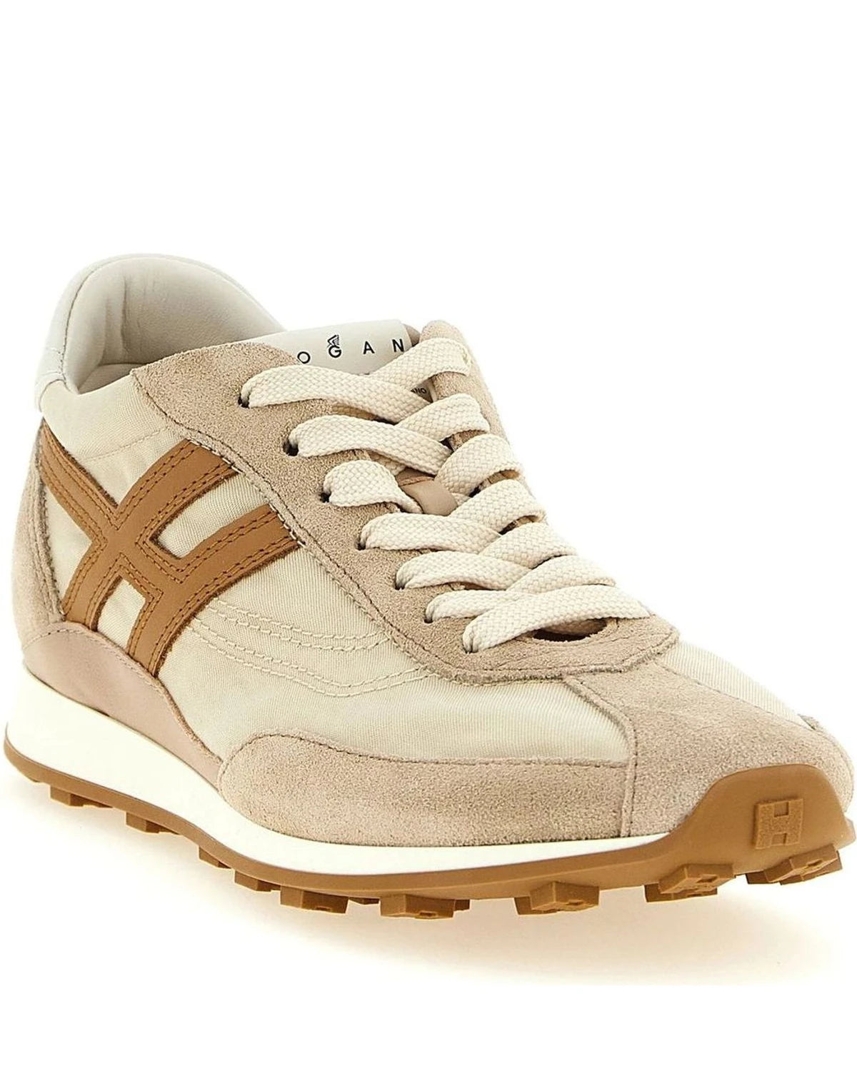 Hogan Athletic Shoes in beige, Polyamide — view 2