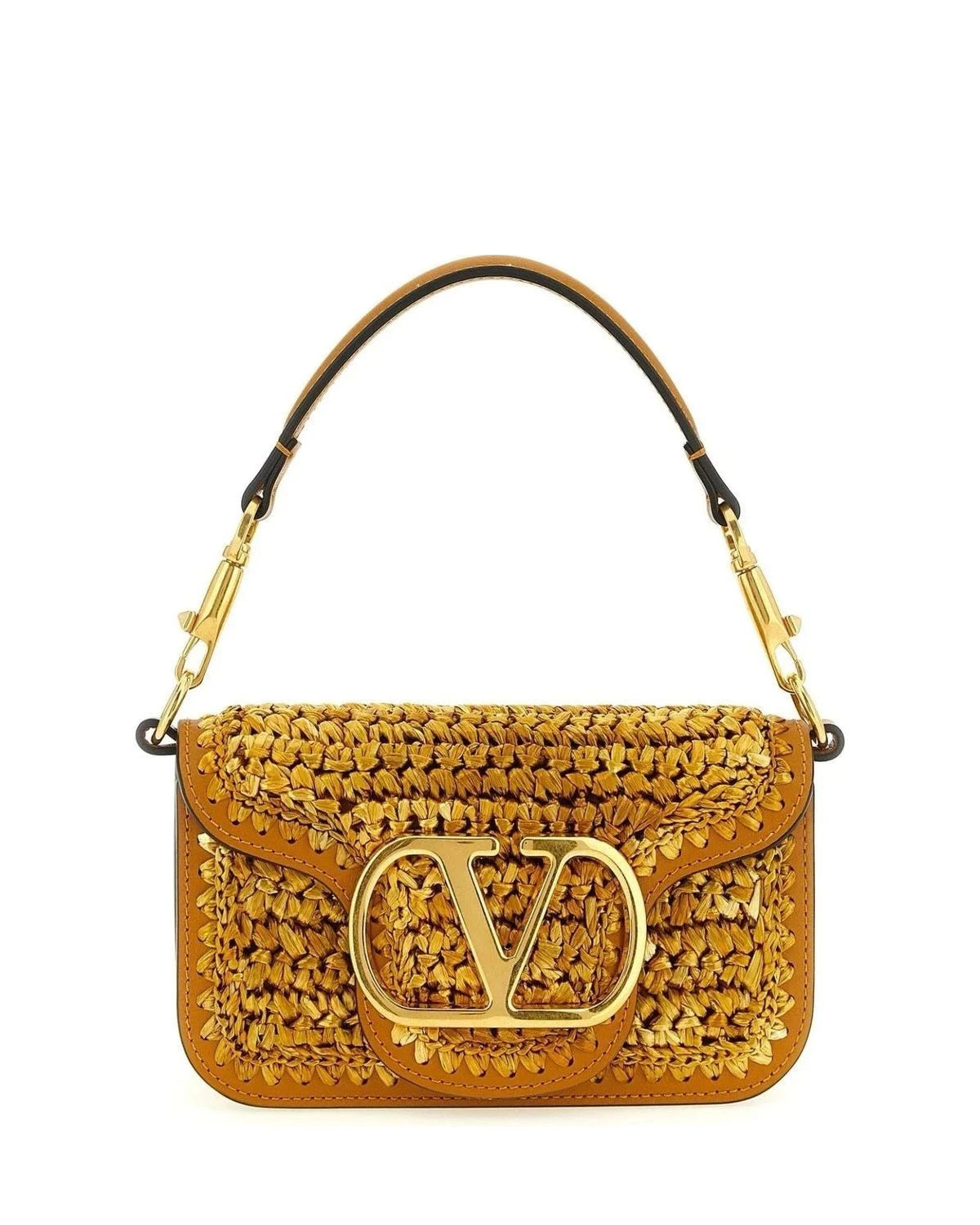 Valentino Garavani Shoulder Bag in gold, Viscose