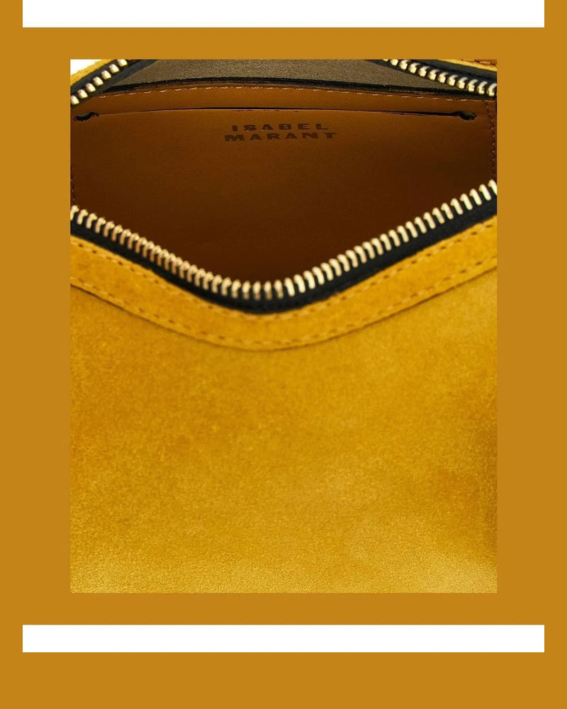 Isabel Marant Hobo Bag in yellow, Calfskin Leather — view 4