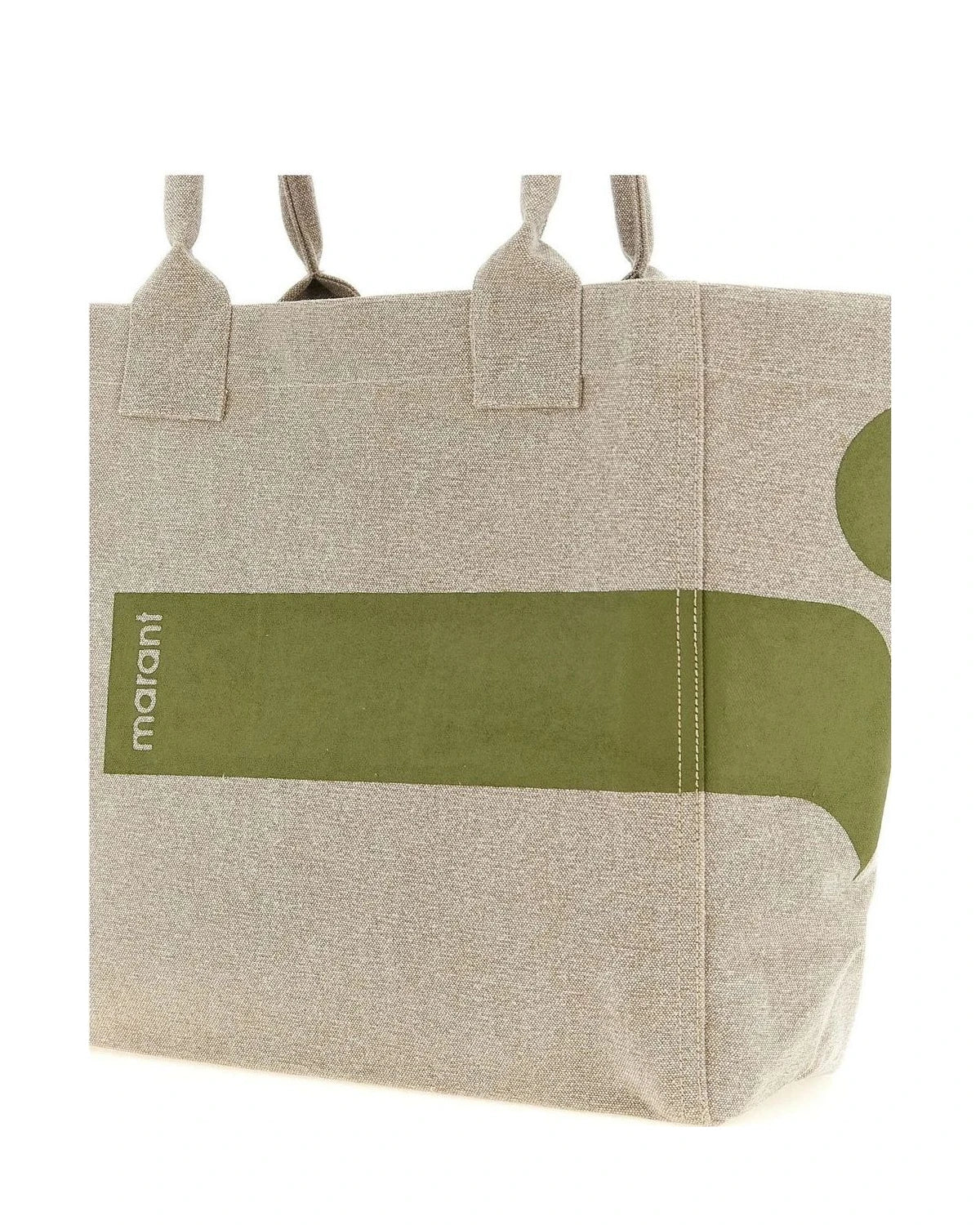 Isabel Marant Tote Bag in beige, Cotton — view 3