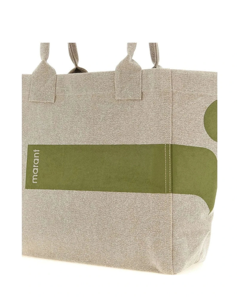 Isabel Marant Tote Bag in beige, Cotton — view 3