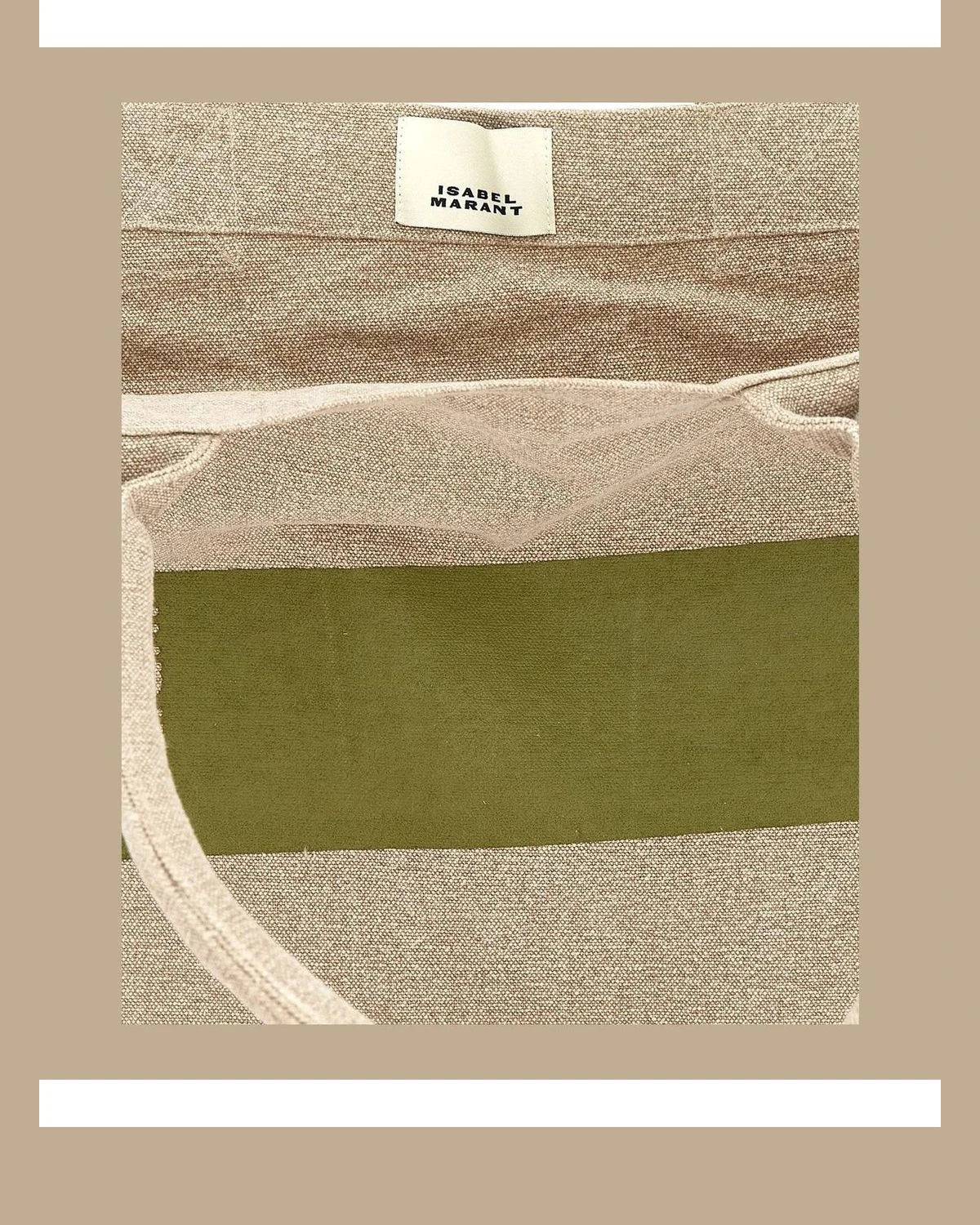 Isabel Marant Tote Bag in beige, Cotton — view 4