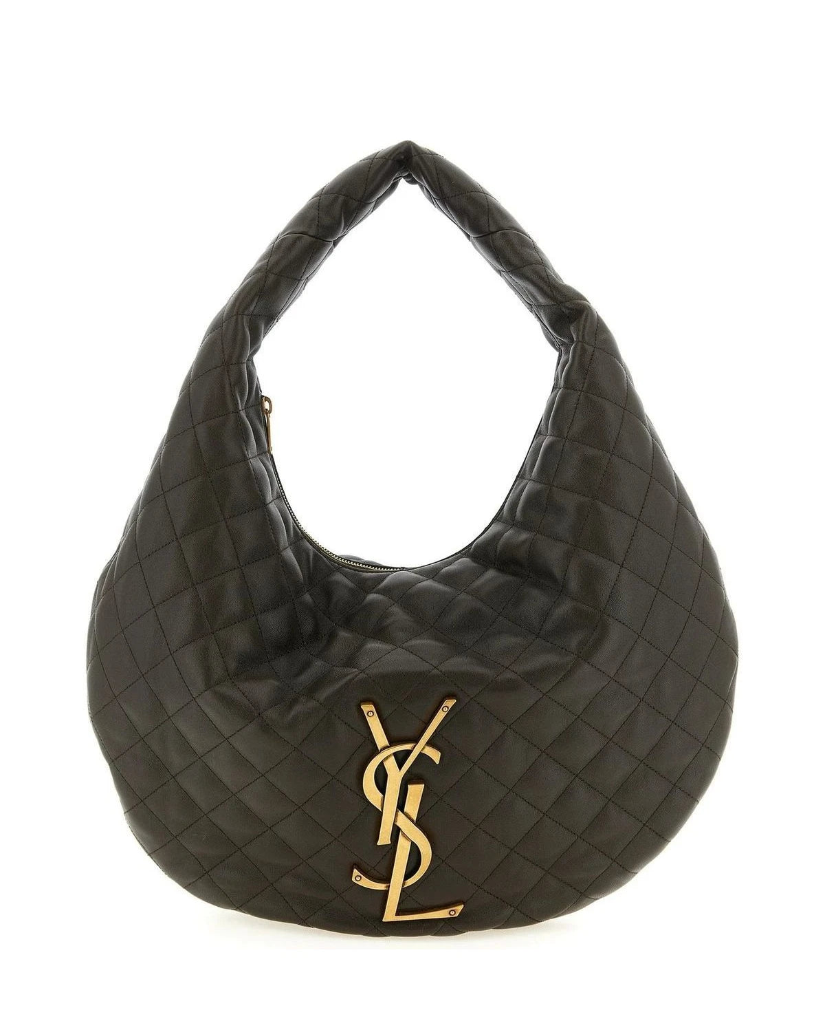 Saint Laurent Hobo Bag in brown, Lamb Leather