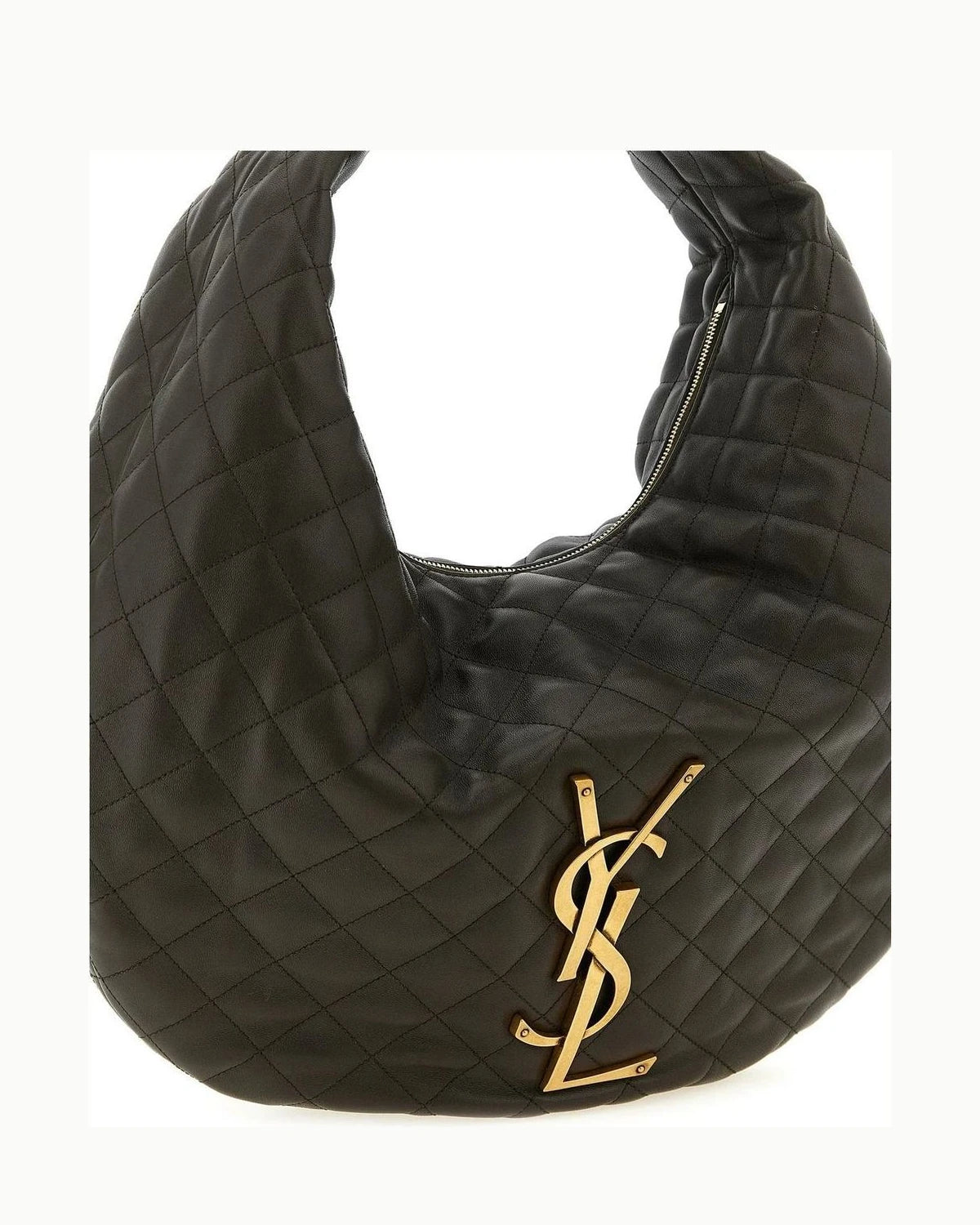 Saint Laurent Hobo Bag in brown, Lamb Leather — view 3