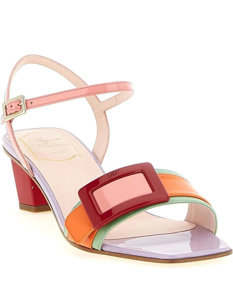 Roger Vivier Sandals in multicolor, Calfskin Leather — view 2