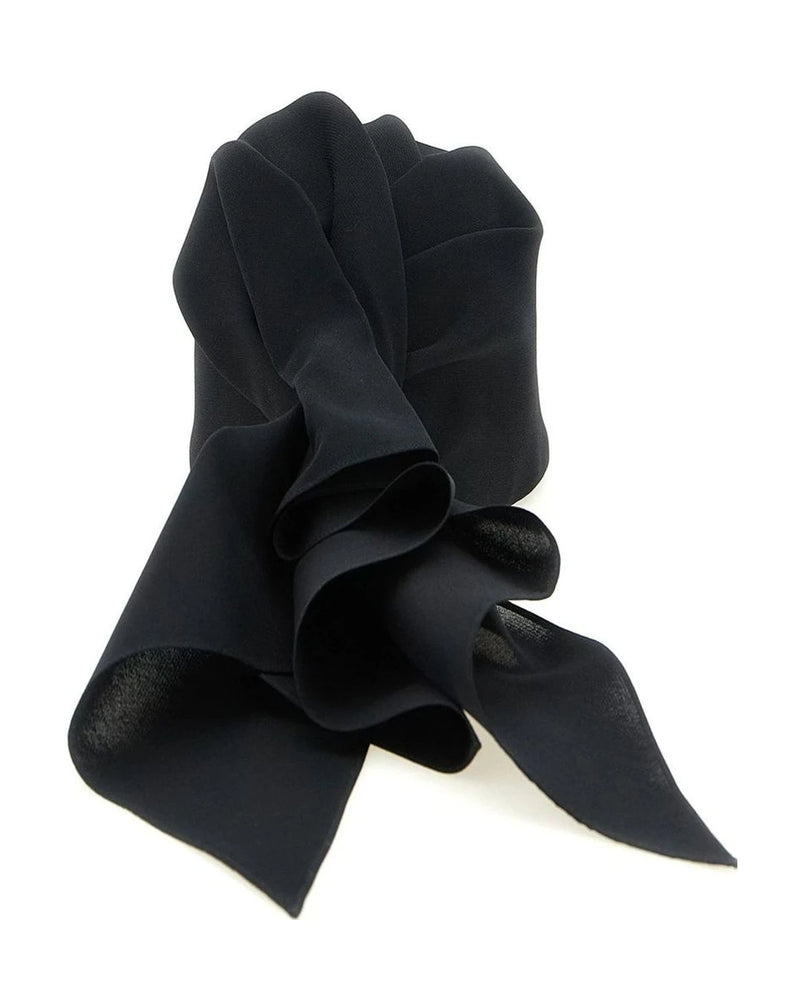 Balenciaga Baseball Cap in black, Silk — view 3