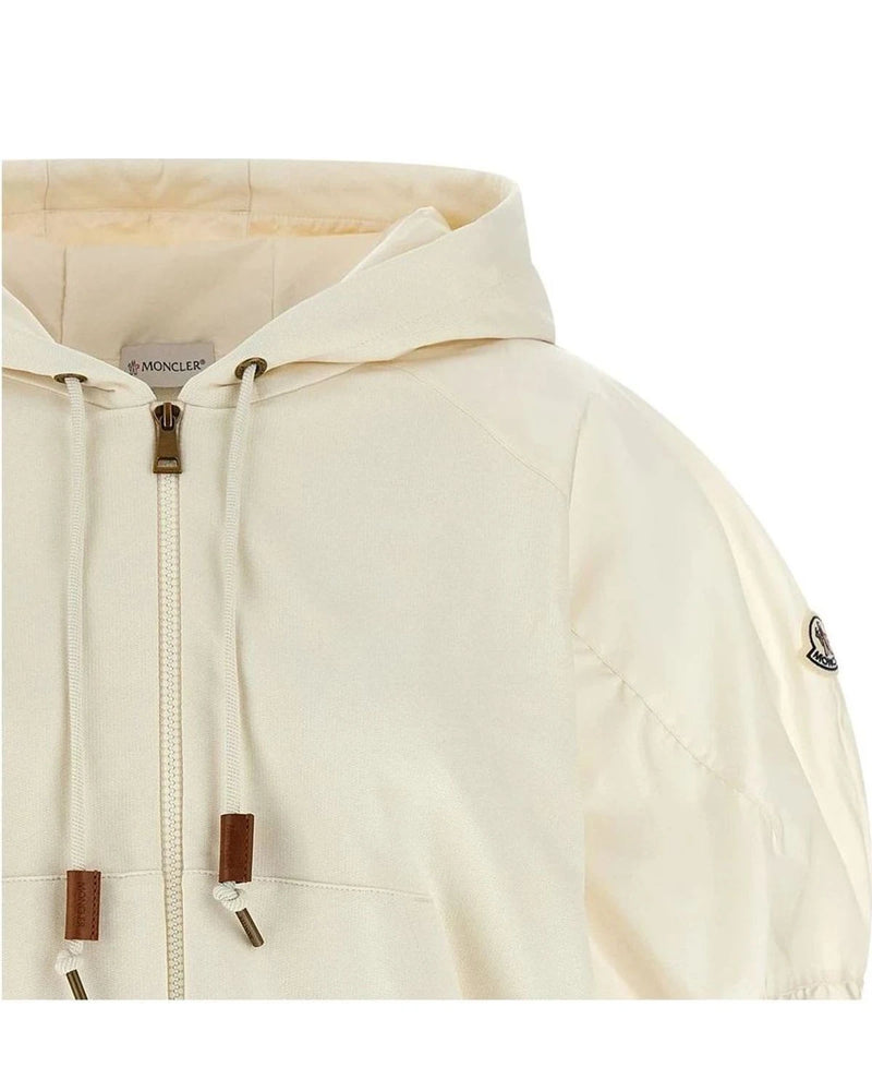 Moncler Hoodie in white, Cotton — view 3