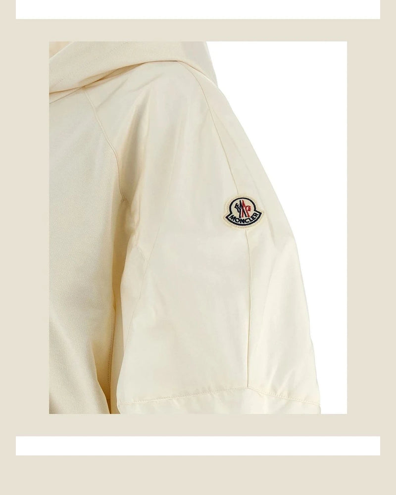 Moncler Hoodie in white, Cotton — view 4