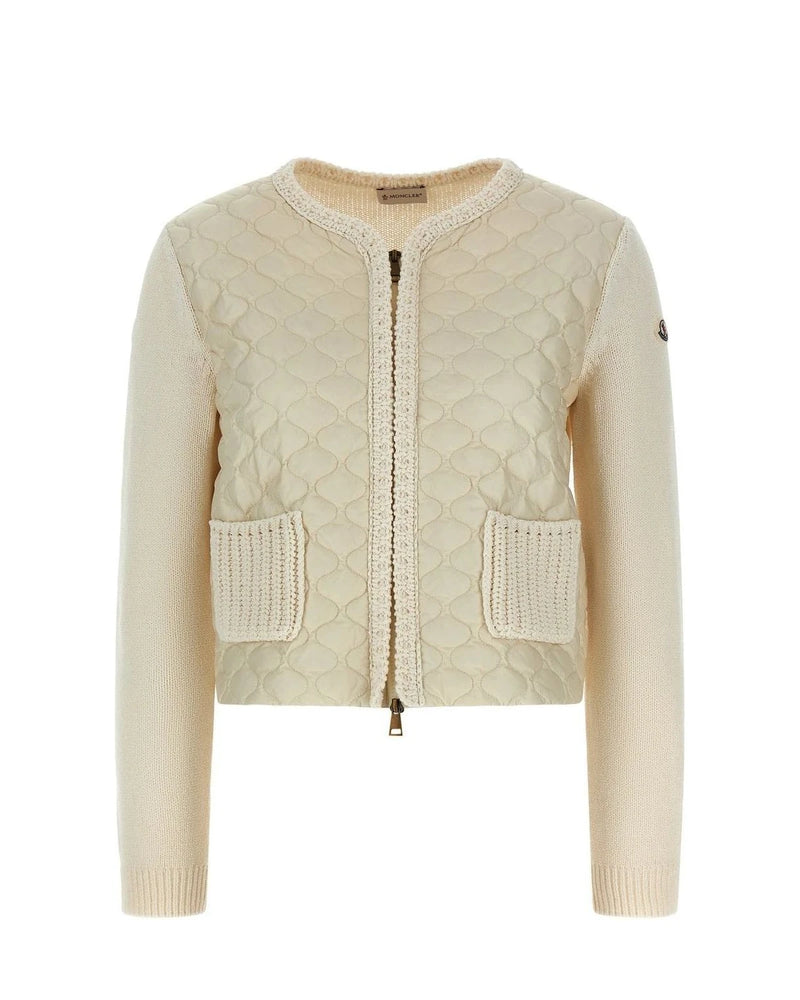 Moncler Cardigan in beige, Cotton