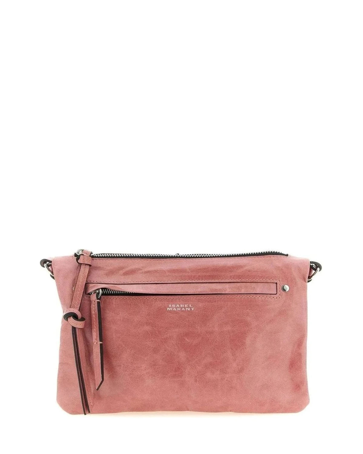 Isabel Marant Cross Body Bag in pink, Calfskin Leather