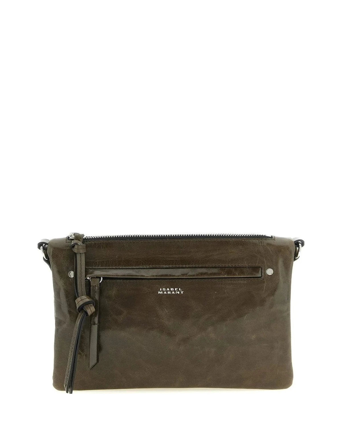 Isabel Marant Cross Body Bag in brown, Calfskin Leather