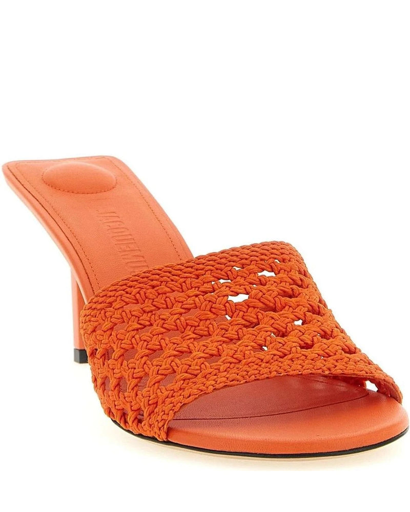 Jacquemus Sandals in orange, Polyester — view 3