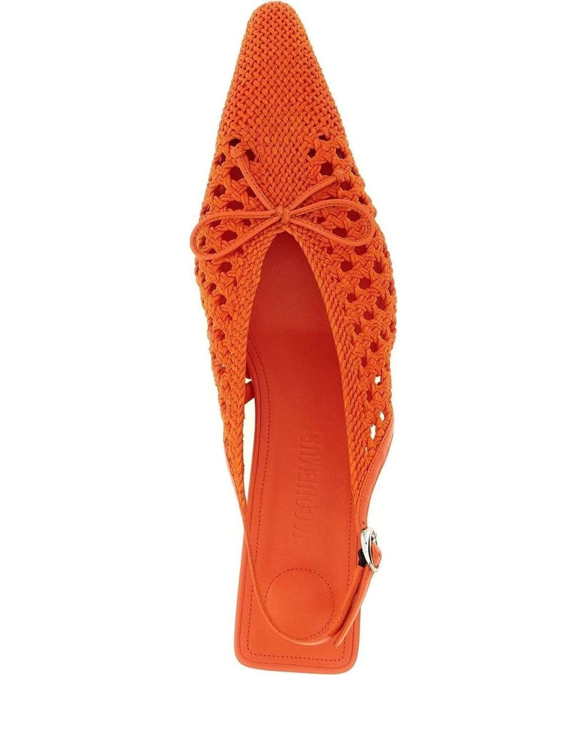 Jacquemus Pumps in orange, Polyester — view 5