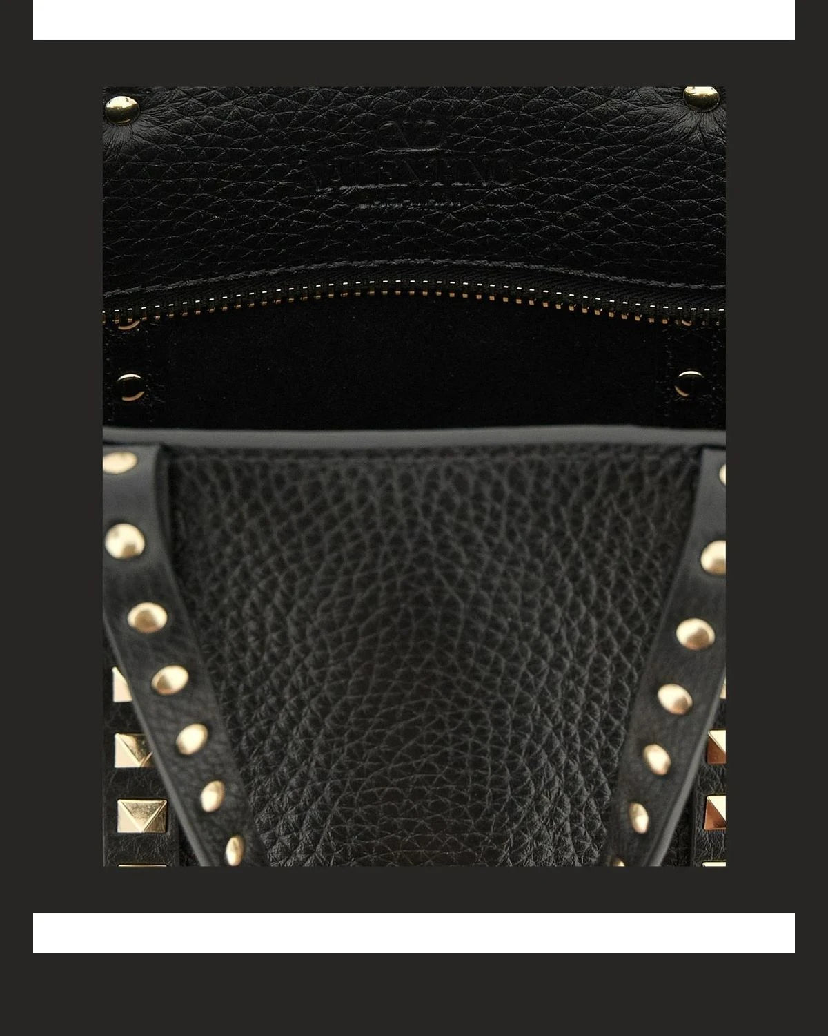 Valentino Garavani Tote Bag in black, Calfskin Leather — view 4